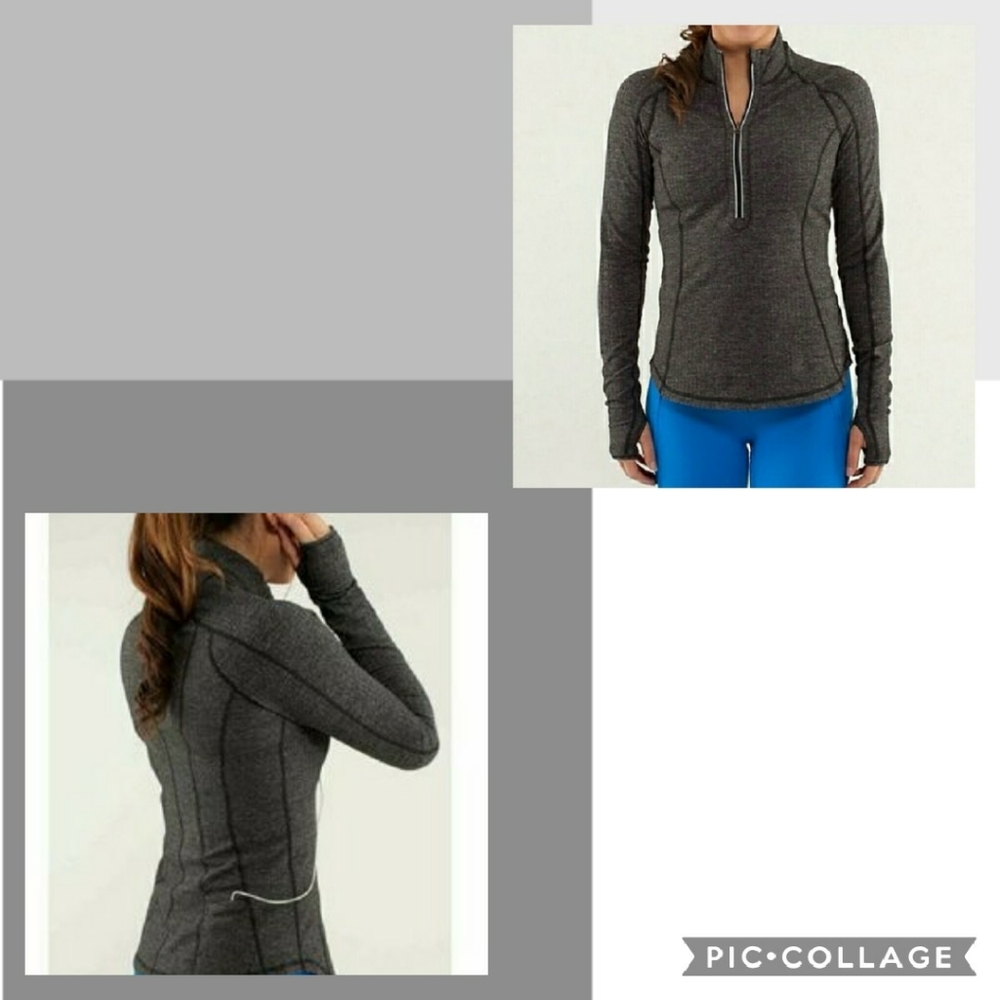 Lululemon Run U-Turn Heathered Coal Pullover - Picture 7 of 7